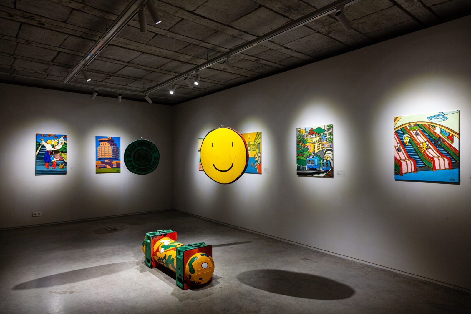 EXIT TO THE CITY gallery installation