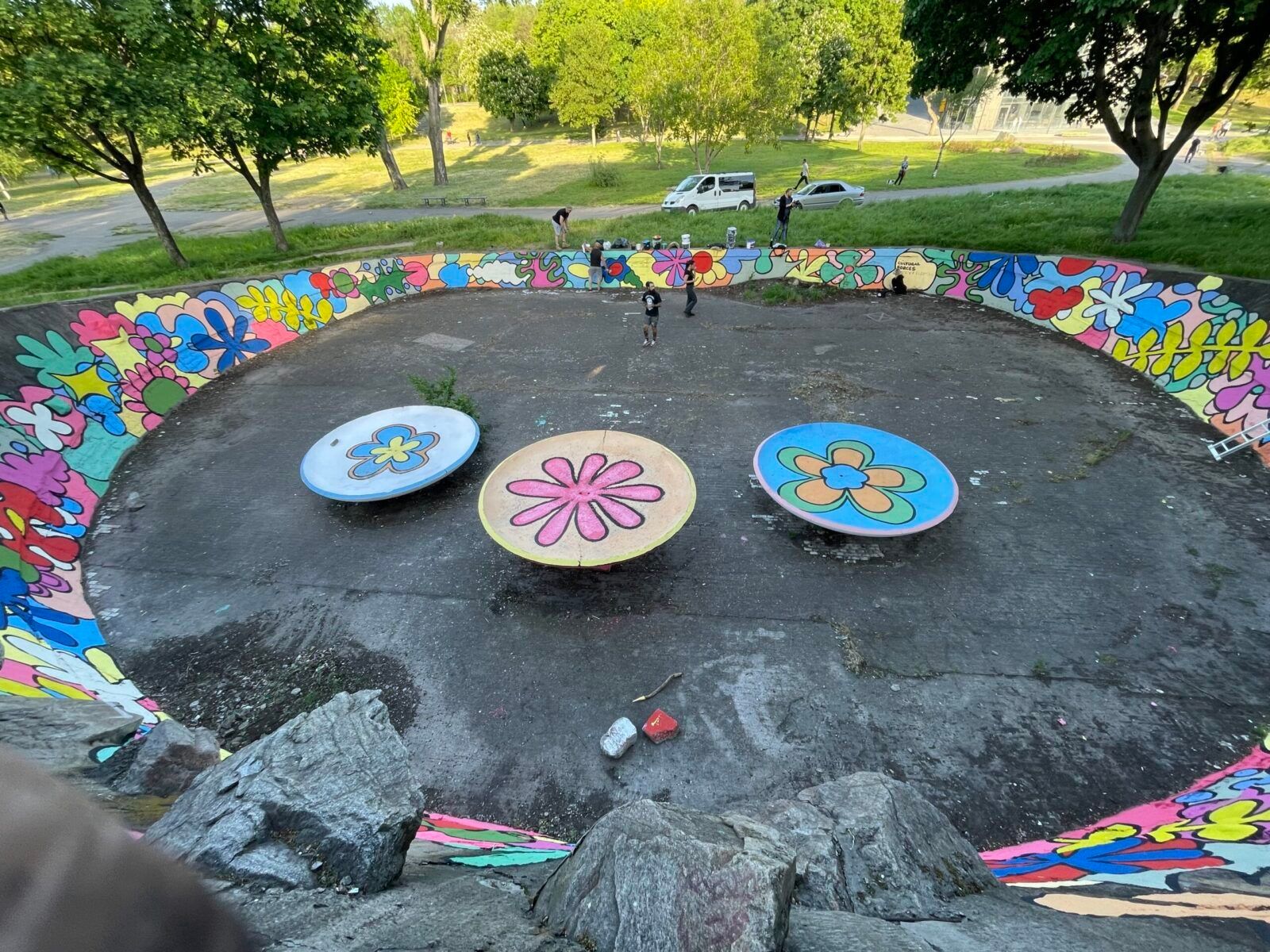 street flowers, Zaporizhzhia/ Ukraine 2022