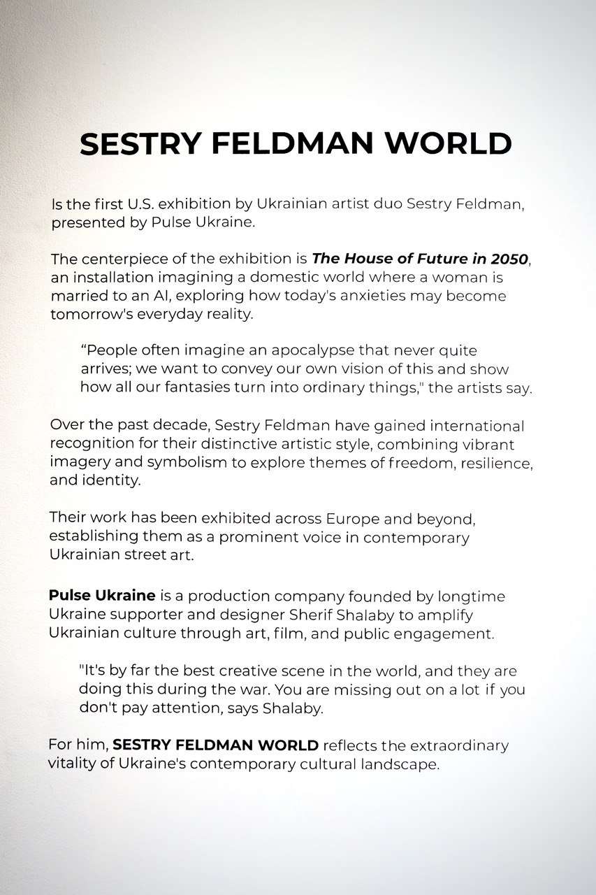 SESTRY FELDMAN WORLD exhibition text